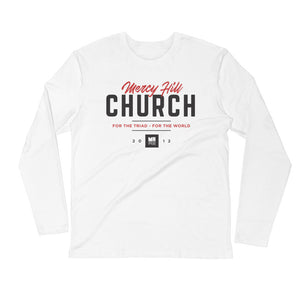 Mercy Hill Church Long Sleeve Fitted Crew